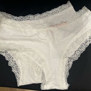 Victoria's Secret White Lace Panties